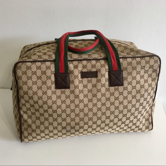 Gucci Handbags - Authentic unisex GUCCI JUMBO monogram travel bag